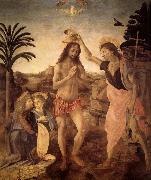 Andrea del Verrocchio Christ-s baptism Sweden oil painting artist